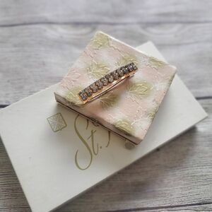 Vintage Lucite and Rhinestone Hair Clip